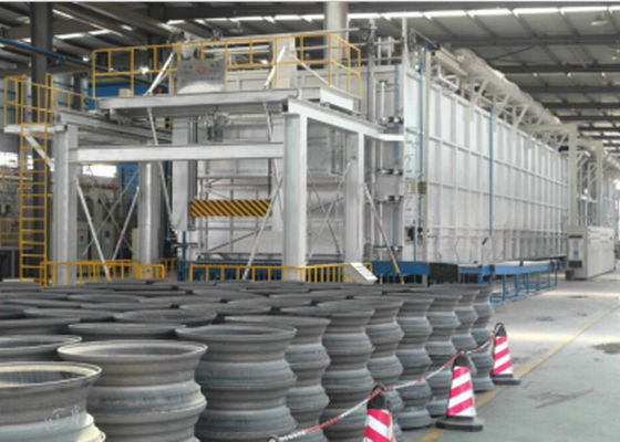 China Full Automatic Roller Hearth Furnace Aluminum Alloy Wheel Heat Treatment supplier