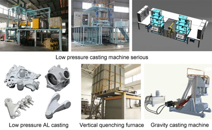 Aluminum Low Pressure Die Casting Machine High Pressure Accuracy OEM / ODM