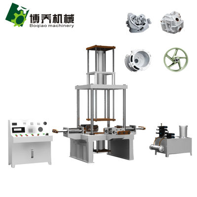 China High Efficiency Horizontal Gravity Die Casting Machine For Motorcycle Wheel Hub / Cylinder Head supplier