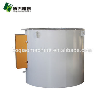 China Melt Crucible Aluminum Melting Furnace 150kw Power Large Capacity Heavy Duty supplier